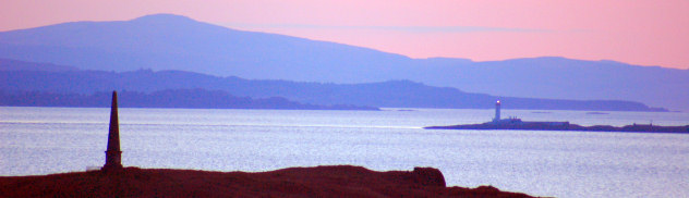 Kerrera, Lismore Lighthouse and Mull